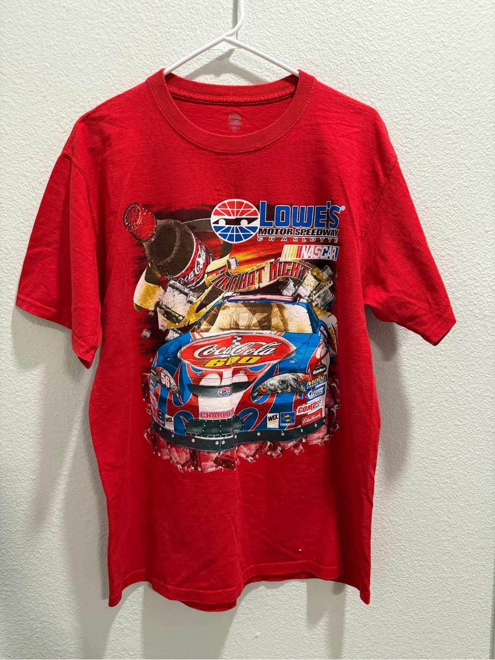 Red NASCAR Graphic Men's Tee